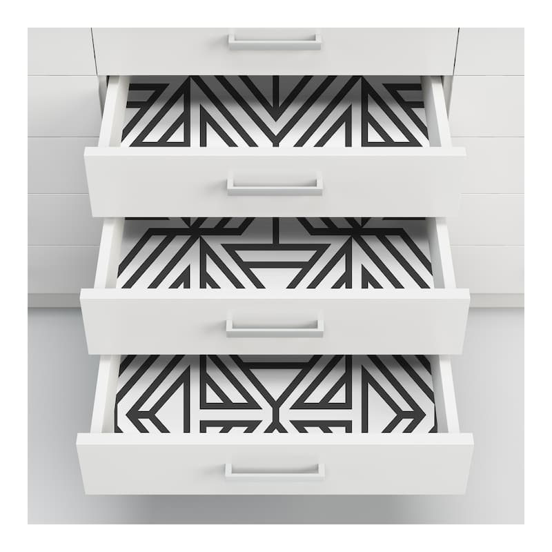 NuWallpaper Black Linear Peel & Stick Wallpaper - 216in x 20.5in x 0.025in