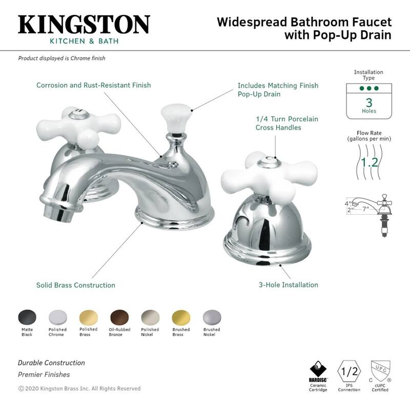 Restoration 8 in. Widespread Bathroom Faucet