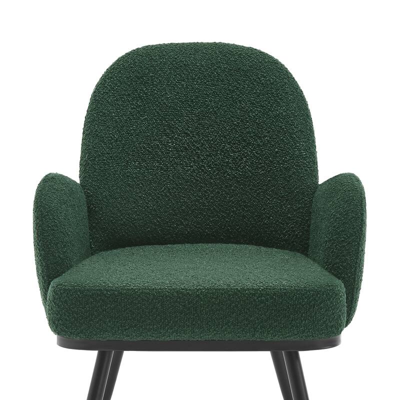 Fabric Upholstered Dining Chairs Set of 2/4 with Arms - 34.8"H x 23.2"W x 22.8"D