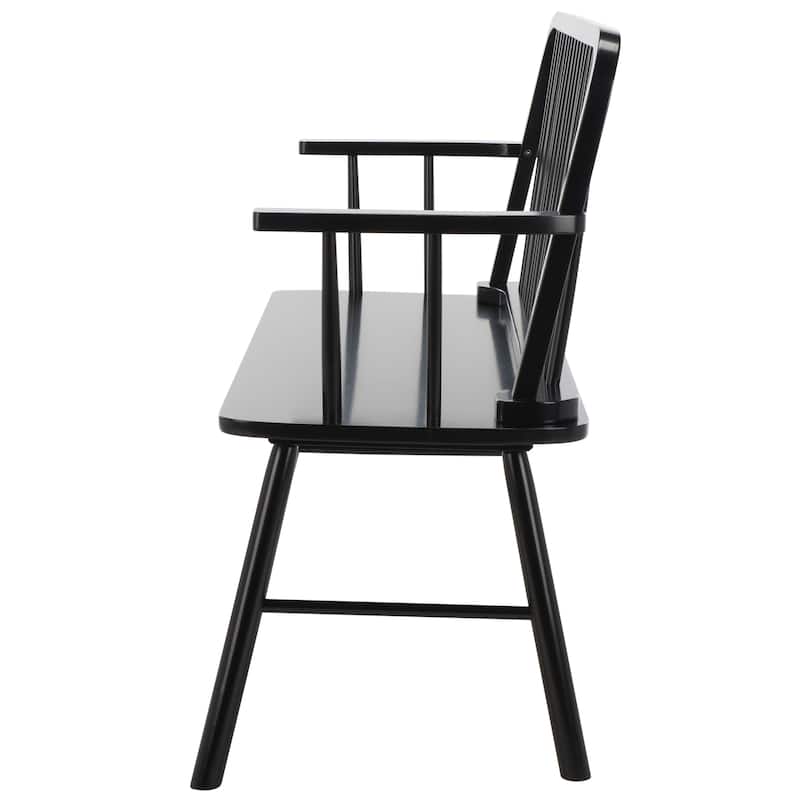 SAFAVIEH Tella Farmhouse Solid Wood Spindle Bench - 47Wx19Dx35H