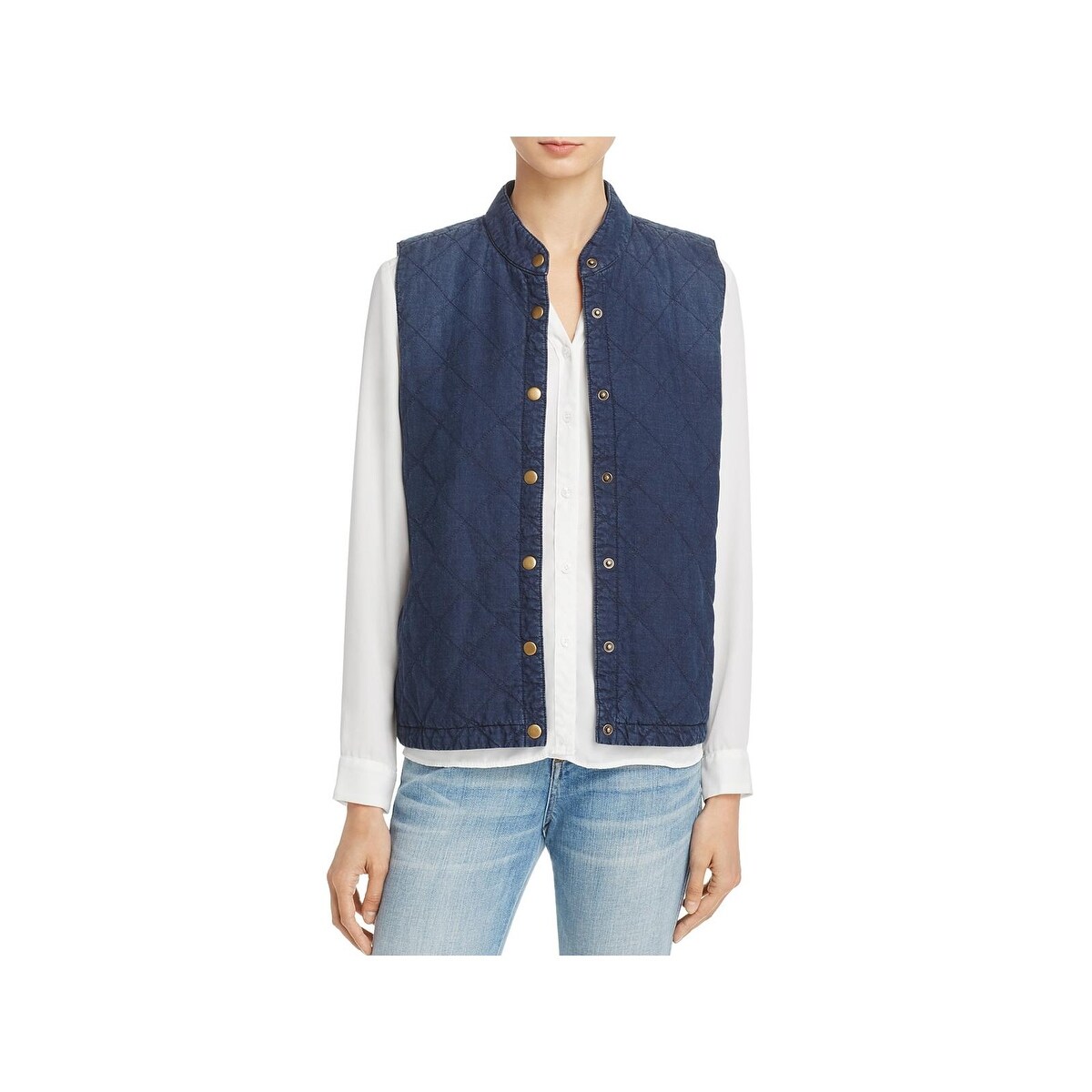Shop Soft Joie Womens Keilah Casual Vest Quilted Snap Front S