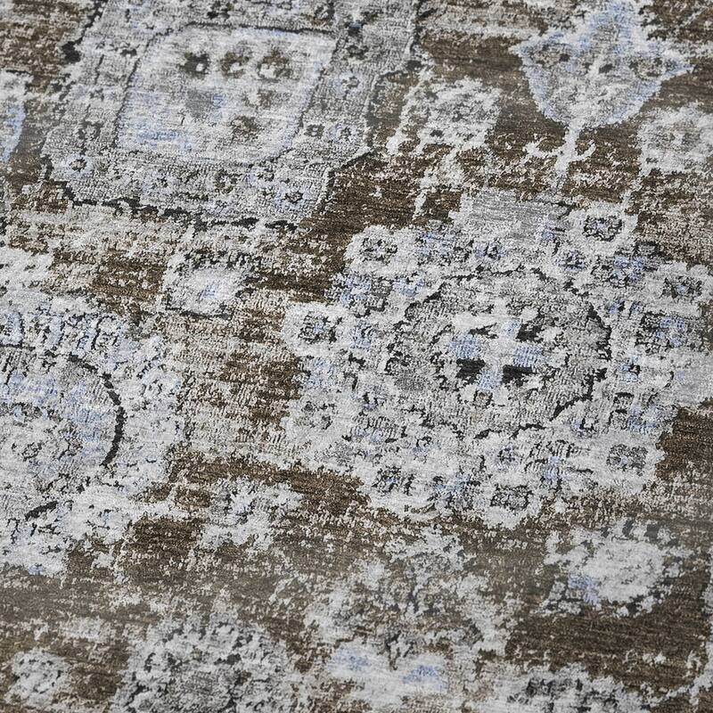 Premium Machine Washable Vintage Persian Sherpa Throw Blanket