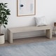 preview thumbnail 13 of 11, Pannell Farmhouse Acacia Wood Dining Bench by Christopher Knight Home