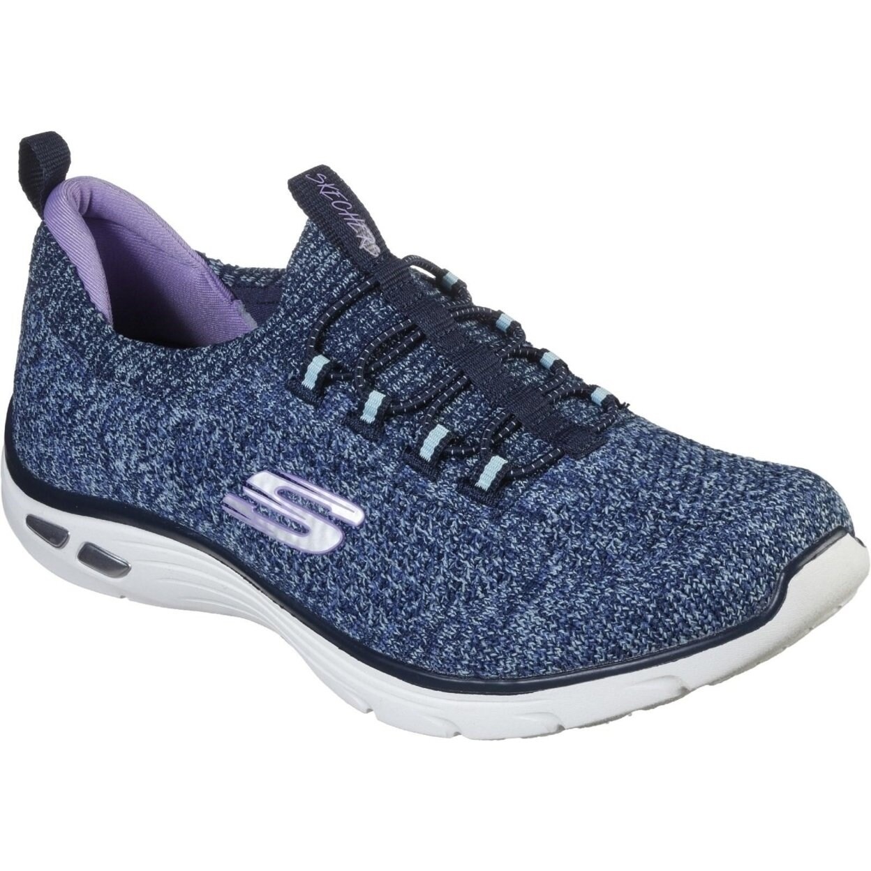 ladies blue skechers