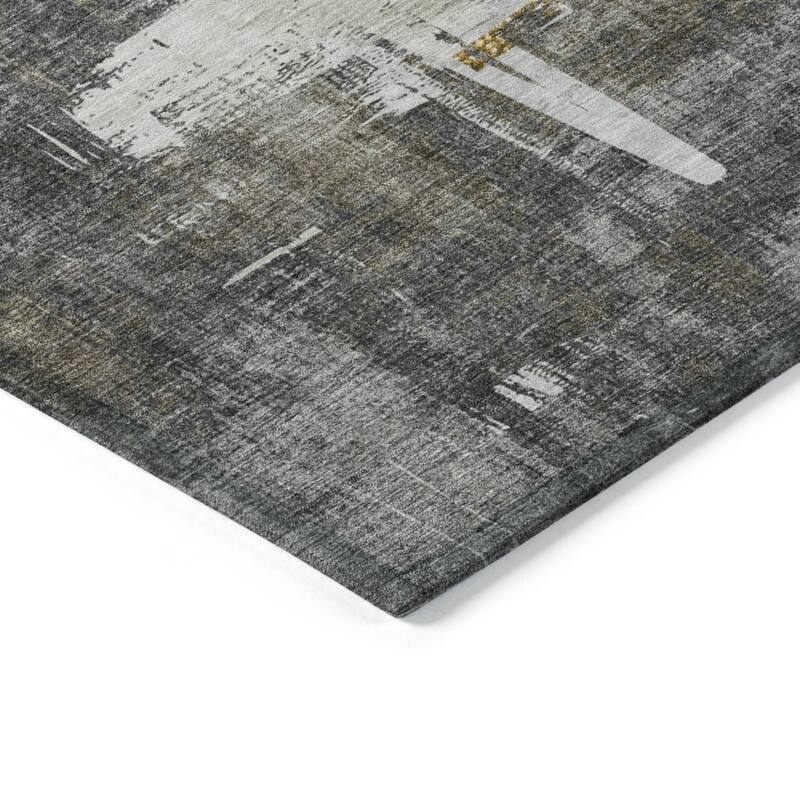 HomeRoots Abstract Traditional Rectangle Outdoor Rug