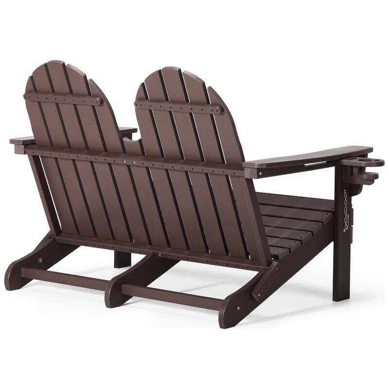 Hanniford Poly Adirondack 49 Inch Folding Bench