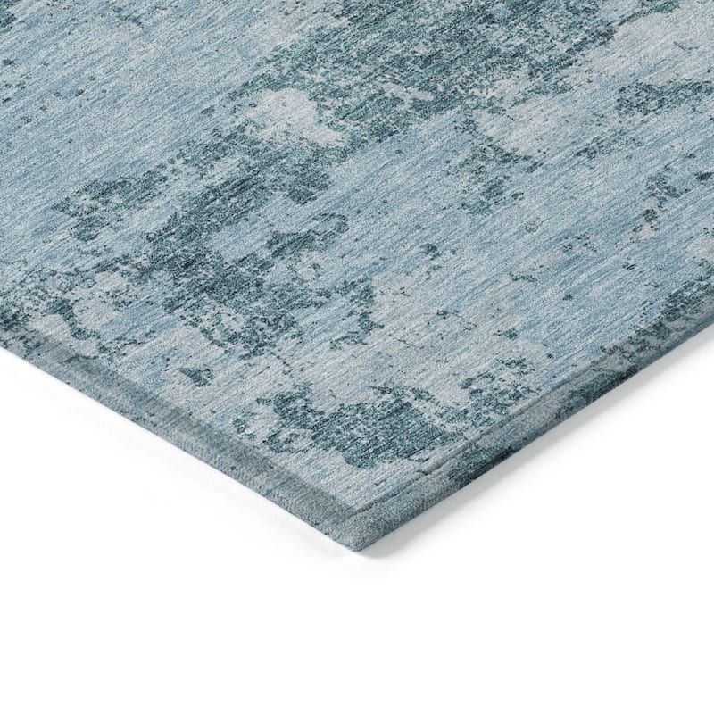 HomeRoots Floral Transitional Rectangle Outdoor Rug