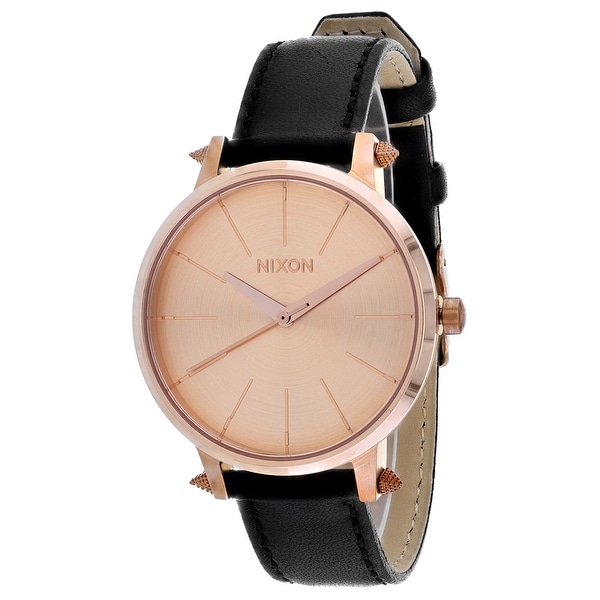 Nixon Women's Kensington Leather Rose Gold Watch - A108-3147 - One Size. Opens flyout.
