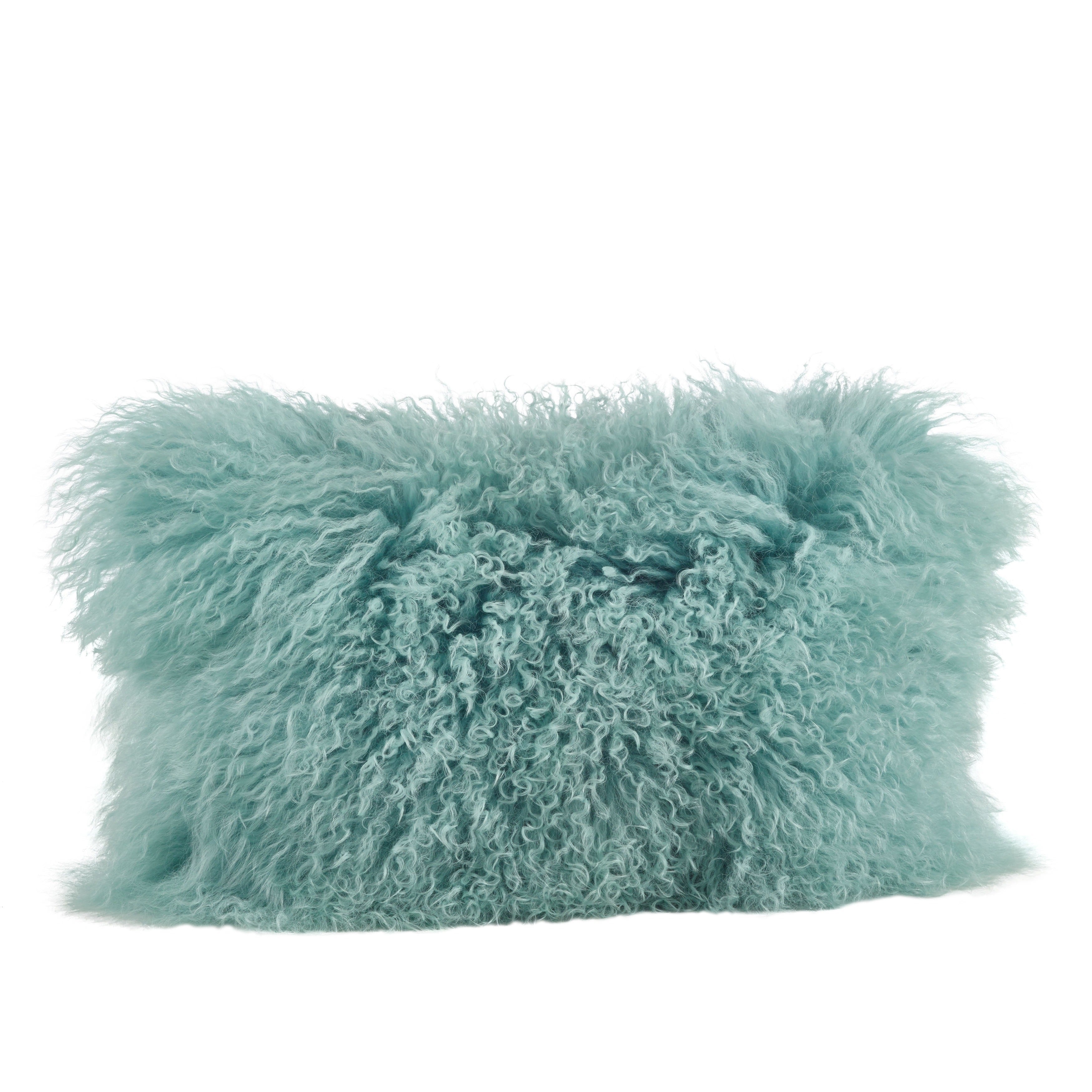 Teal mongolian pillow online