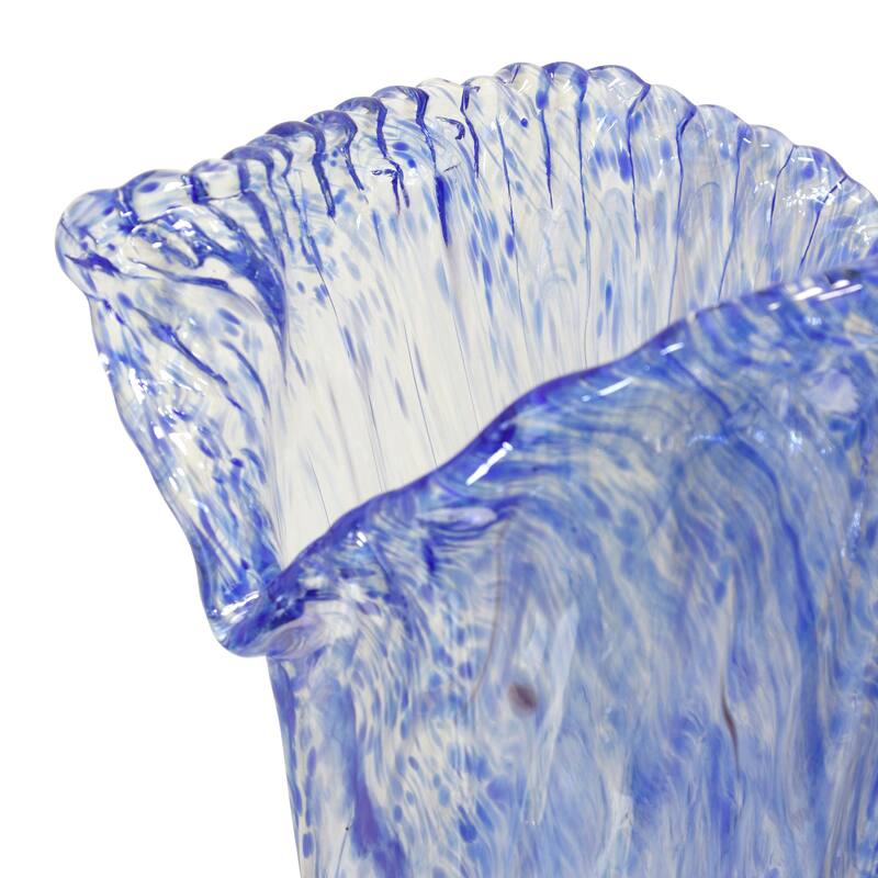 StyleCraft Dea Vase - Transparent Graniglia Blue