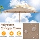 preview thumbnail 18 of 28, Costway 9 FT Patio Umbrella with Adjustable Height Rope Pulley Lift