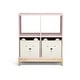 preview thumbnail 10 of 10, Brannan Bear Bookcase with Bins Pink
