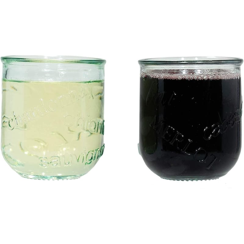 Amici Home Italian Recycled Vino Stemless Glass