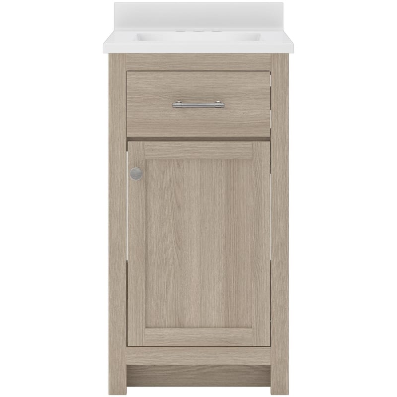 CRAFT + MAIN RSVT1934 Reese 18" Free Standing Single Basin Vanity Set - Light Oak