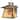 VAXCEL Whitebark 1-Light Rustic Pine Cone Outdoor Wall Sconce made of Durable Steel, Glass Shade, LED Compatible