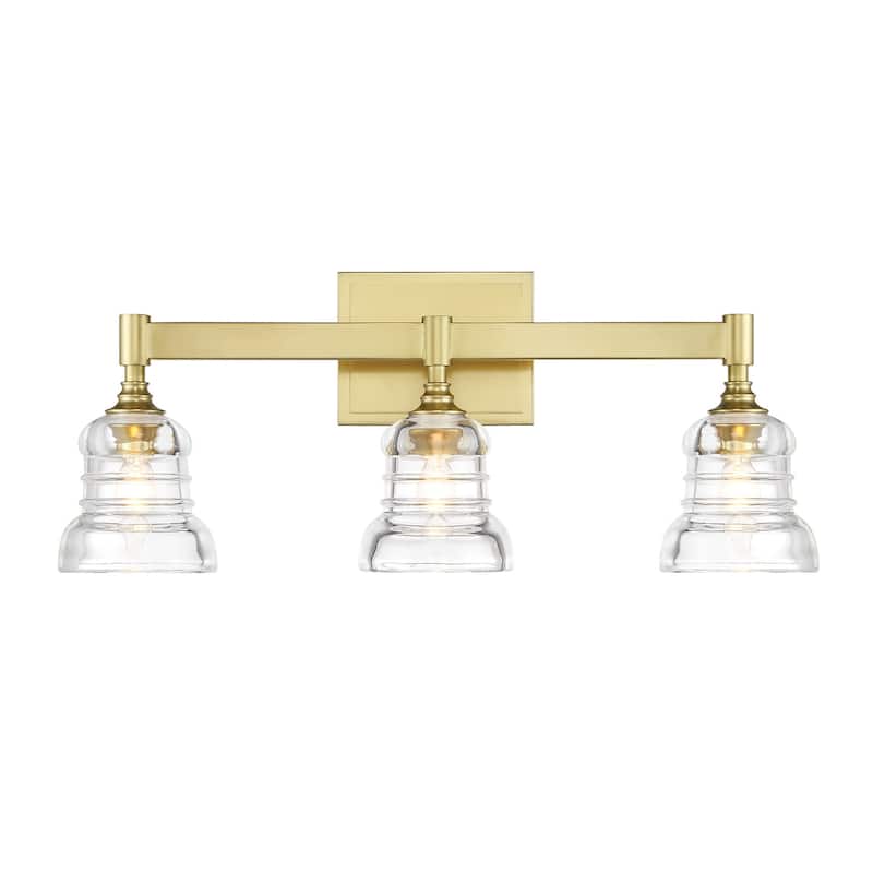 Crystorama Lighting Group GRG-1043 Gregory 3 Light 24" Wide Vanity - Aged Brass