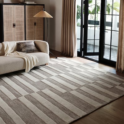 Frenshe Interiors Baja Broken Stripe Area Rug