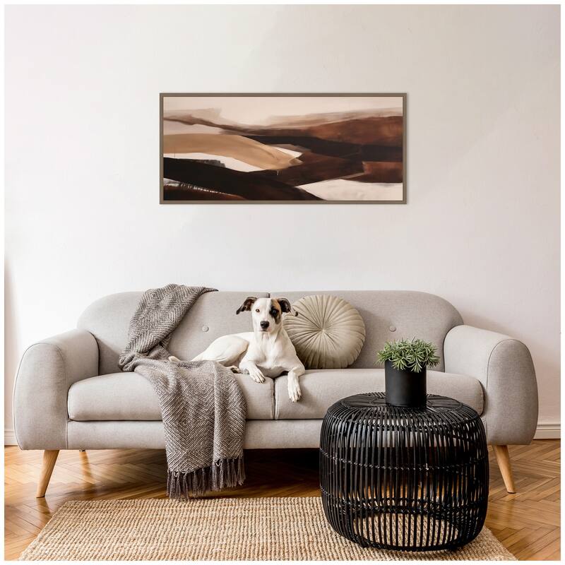 Kate and Laurel Pathway I Panel by Amy Lighthall Framed Canvas Wall Art Print