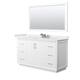 Option White / White Quartz Top / Brushed Nickel Hardware