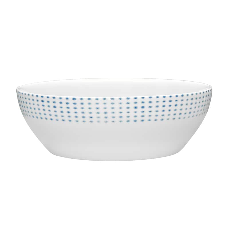 Noritake Hammock Round Vegetable Bowl, 10-1/2", 96 Oz. - Blue