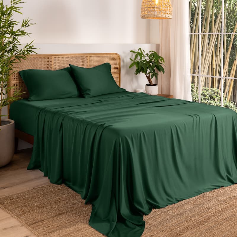 Bare Home Rayon from Bamboo Sheet Set - Deep Pocket - Breathable