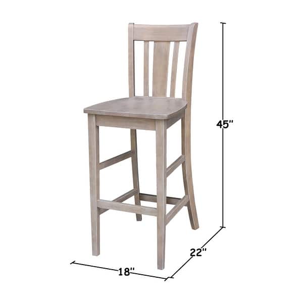 dimension image slide 18 of 21, Copper Grove Wistman Bar Stool