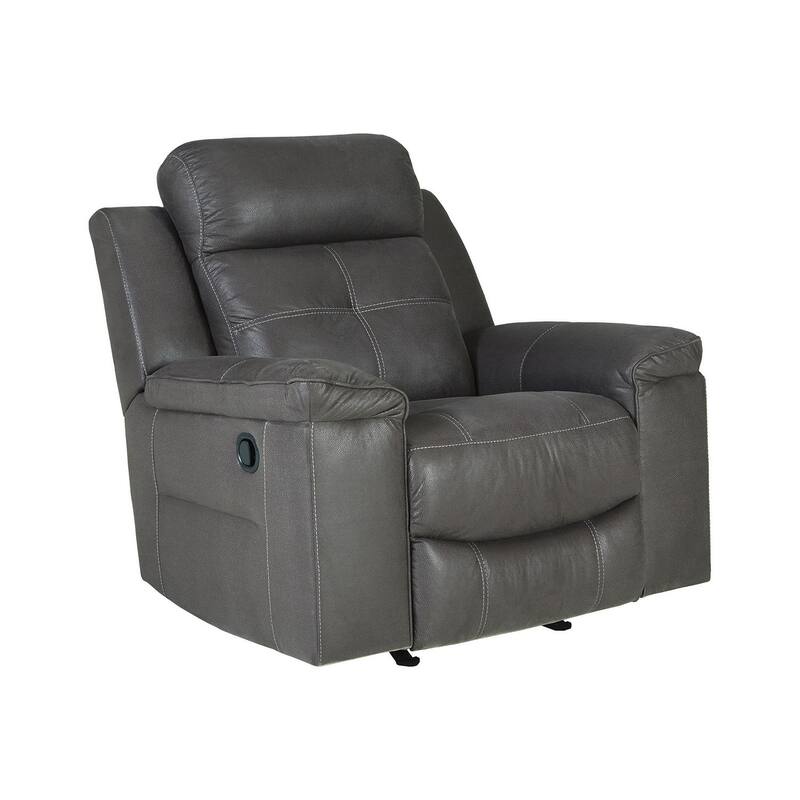 Jesolo Contemporary Rocker Recliner Dark Gray