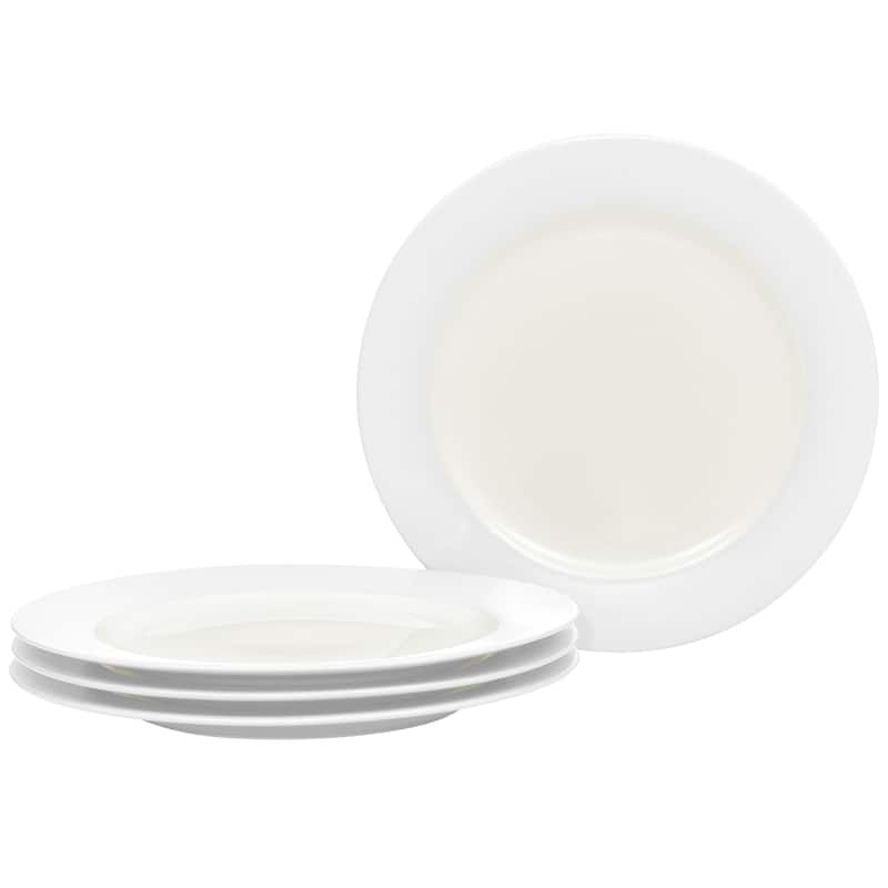 Noritake Colorwave Set Of 4 Rim Salad Plates, 8-1/4" - White