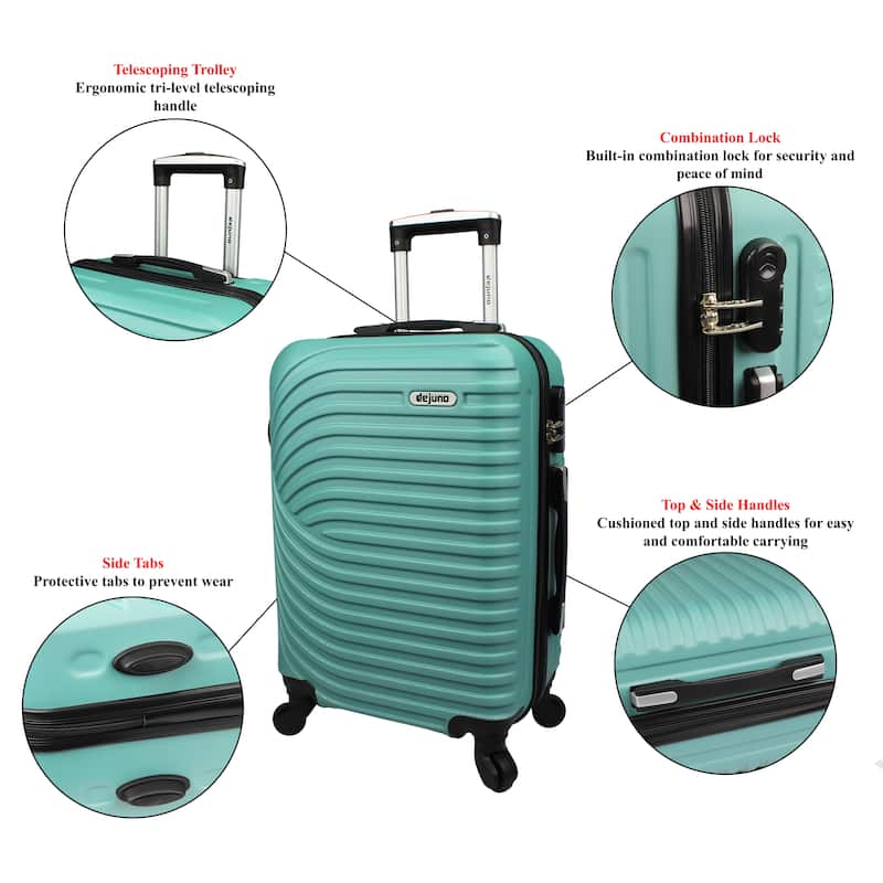 Craft Hardside 24-Inch Chequed Lightweight Spinner Luggage