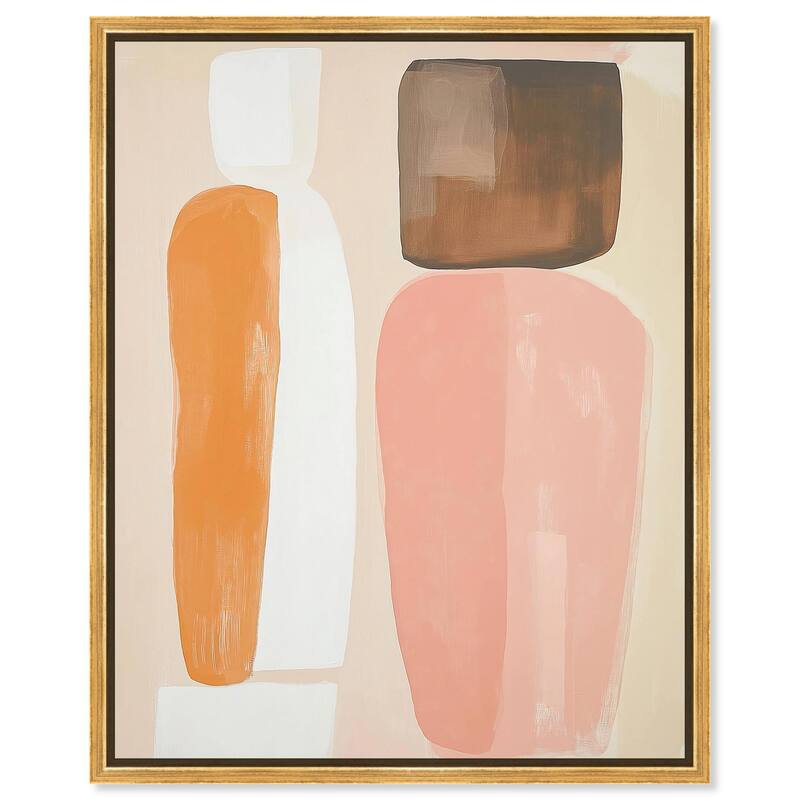 Tones of Restfulness I Canvas by Art Remedy - 16" x 20" - Gold