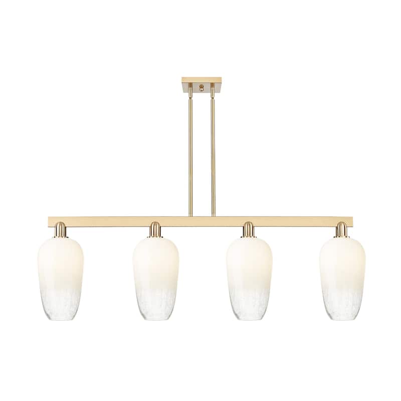 Innovations Lighting 716-4I-16-48 Brookhaven Flute Linear Brookhaven - Champagne Bronze / Opal