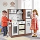 preview thumbnail 6 of 4, Wooden Little Chef Pretend Play Toy Kitchen Set w/Lights & Sounds