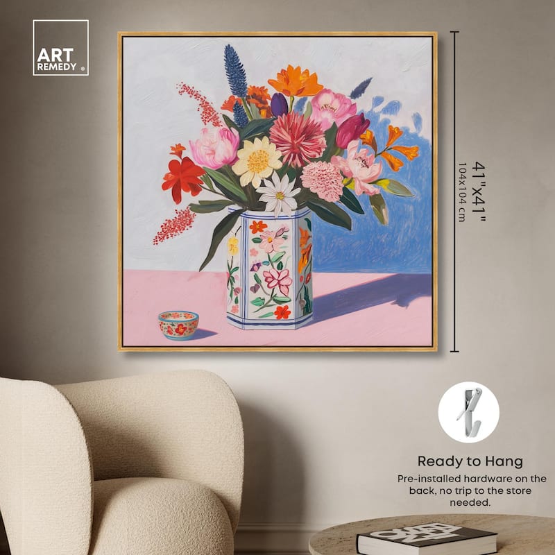Spring's Riot Canvas by Art Remedy