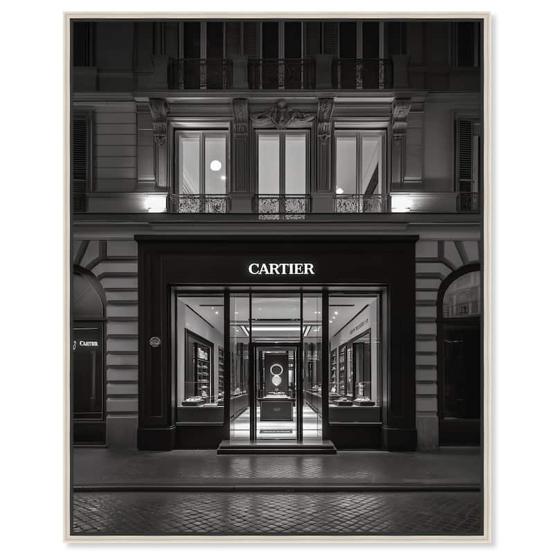 The Lux Store Canvas by Art Remedy - 20" x 24" - Silver