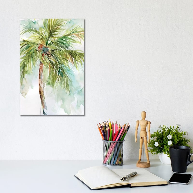 iCanvas "Palm Breezes I" by Carol Robinson Canvas Print - 12x8x0.75