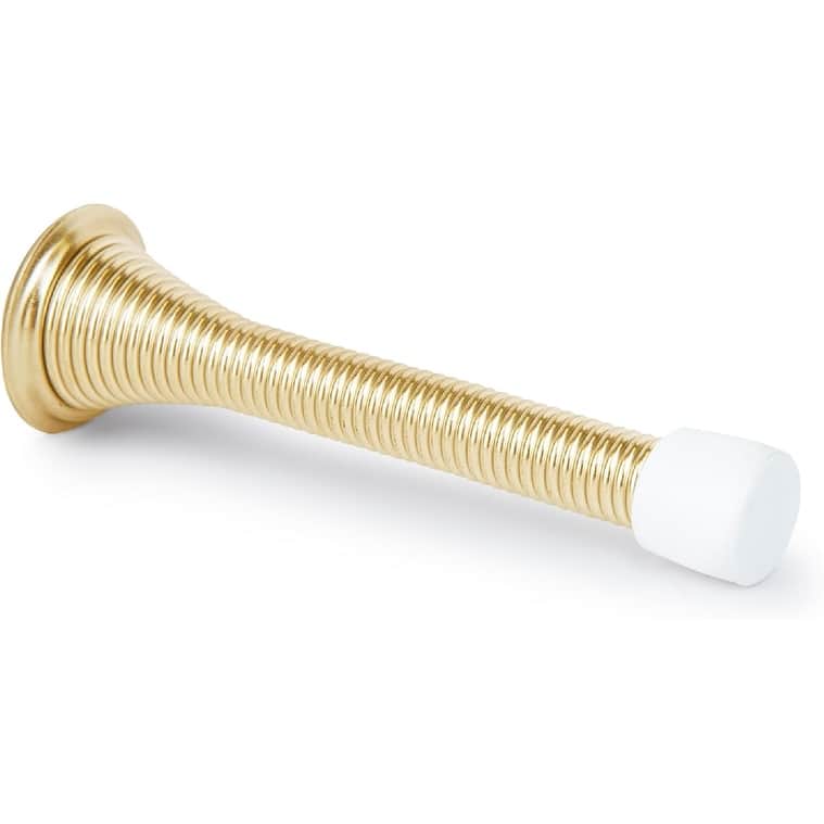 Mega Handles Spring Door Stop with Rubber Bumper | Door Knob and Wall Protection