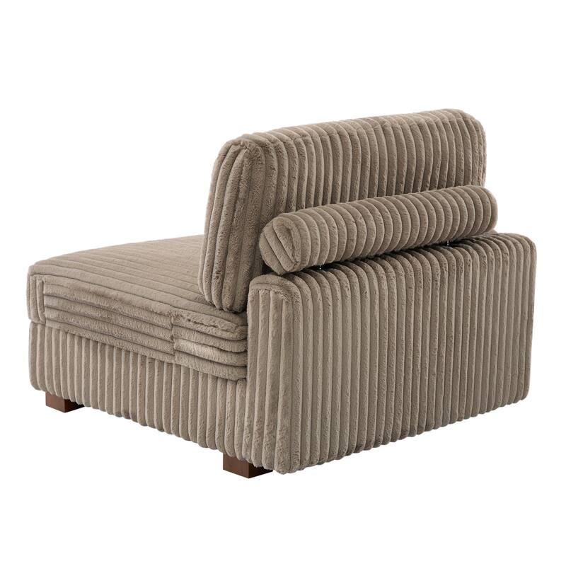 Upholstered Chenille Velvet L Shaped Couch Modular Sofa With Chaise Lounge