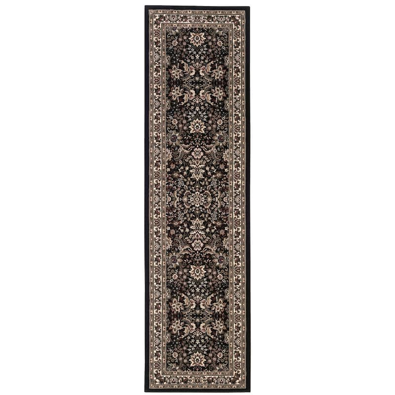 HomeRoots Oriental Traditional Runner Area Rug