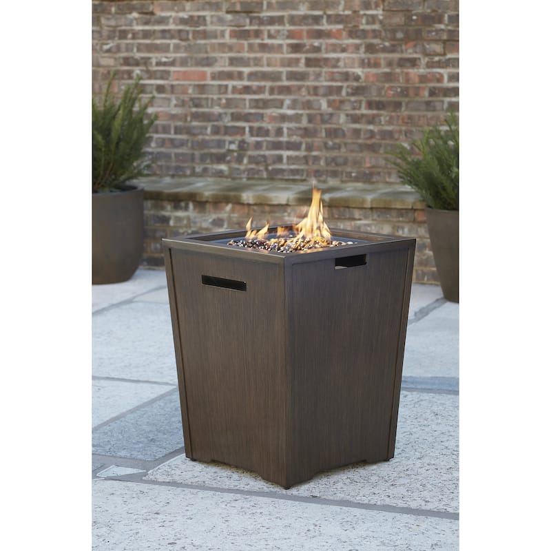 Signature Design by Ashley Rodeway South Brown 3-Piece Outdoor Package - 32"W x 37"D x 37"H
