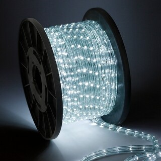 Arksen 100' LED Rope Light, Decorative In/outdoor Xmas Holiday (Cool ...