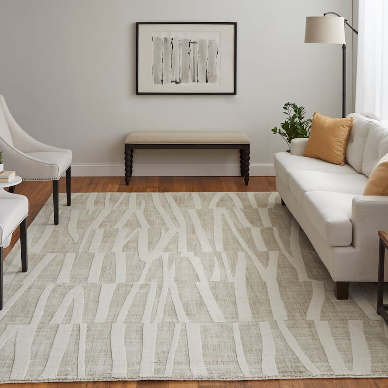 Grand Bazaar Callum Hand Woven Abstract Modern Area Rug