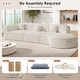 preview thumbnail 38 of 42, Christopher Knight Home- Buker Curved Polyester Sectional Sofa