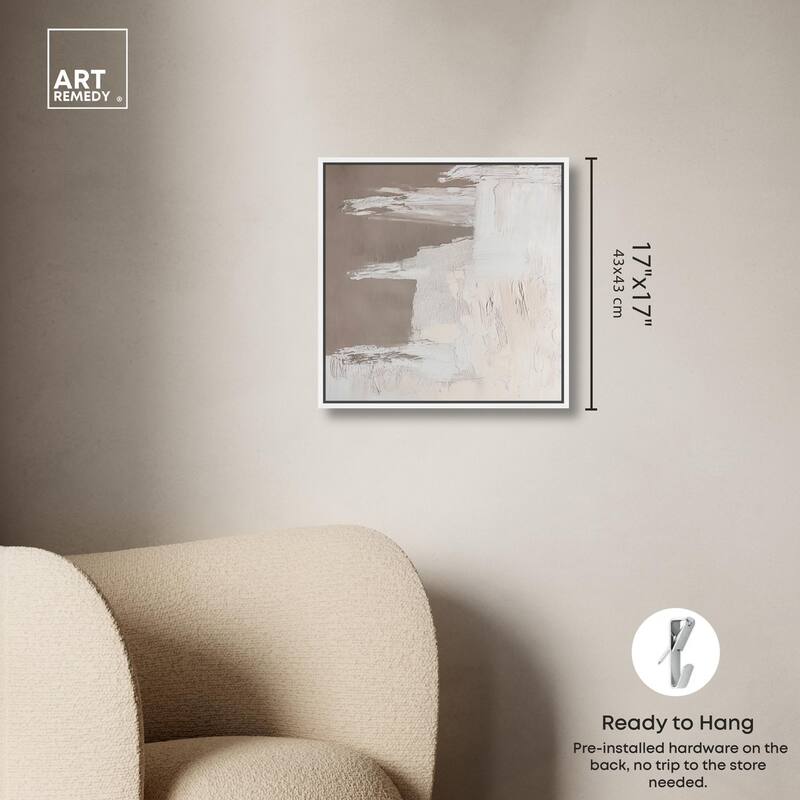 Art of Greige II Canvas by Art Remedy