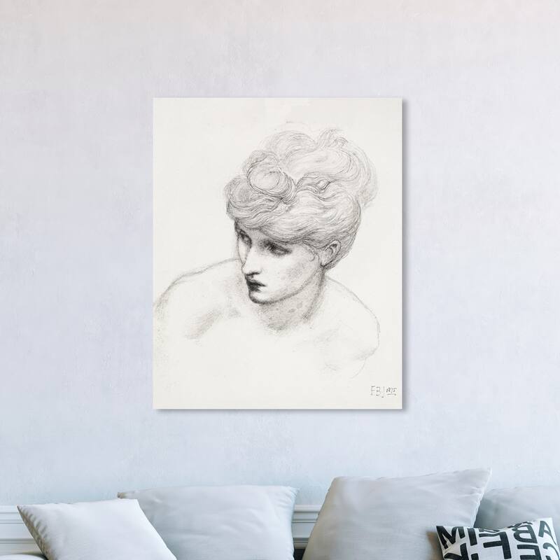 Wynwood Studio Canvas Classic Love s Wayfaring - Sir Edward Burne Jones Black and Traditional Wall Art Canvas Print - 45 x 36