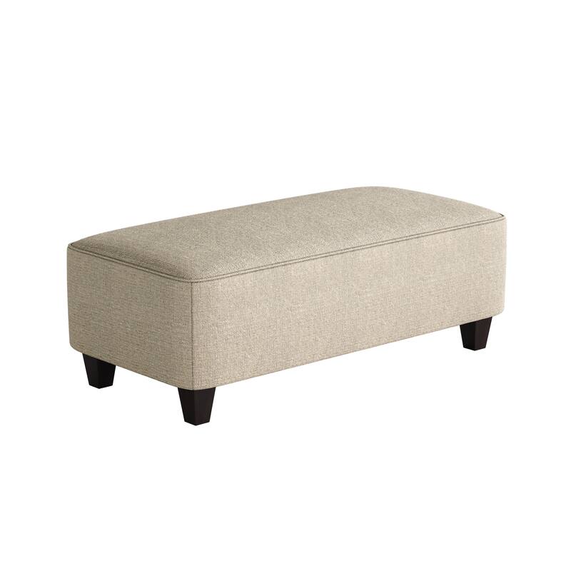 Sugarshack Oatmeal 49" Wide Cocktail Ottoman