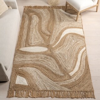 Nuloom Dalia Jute Abstract Area Rug