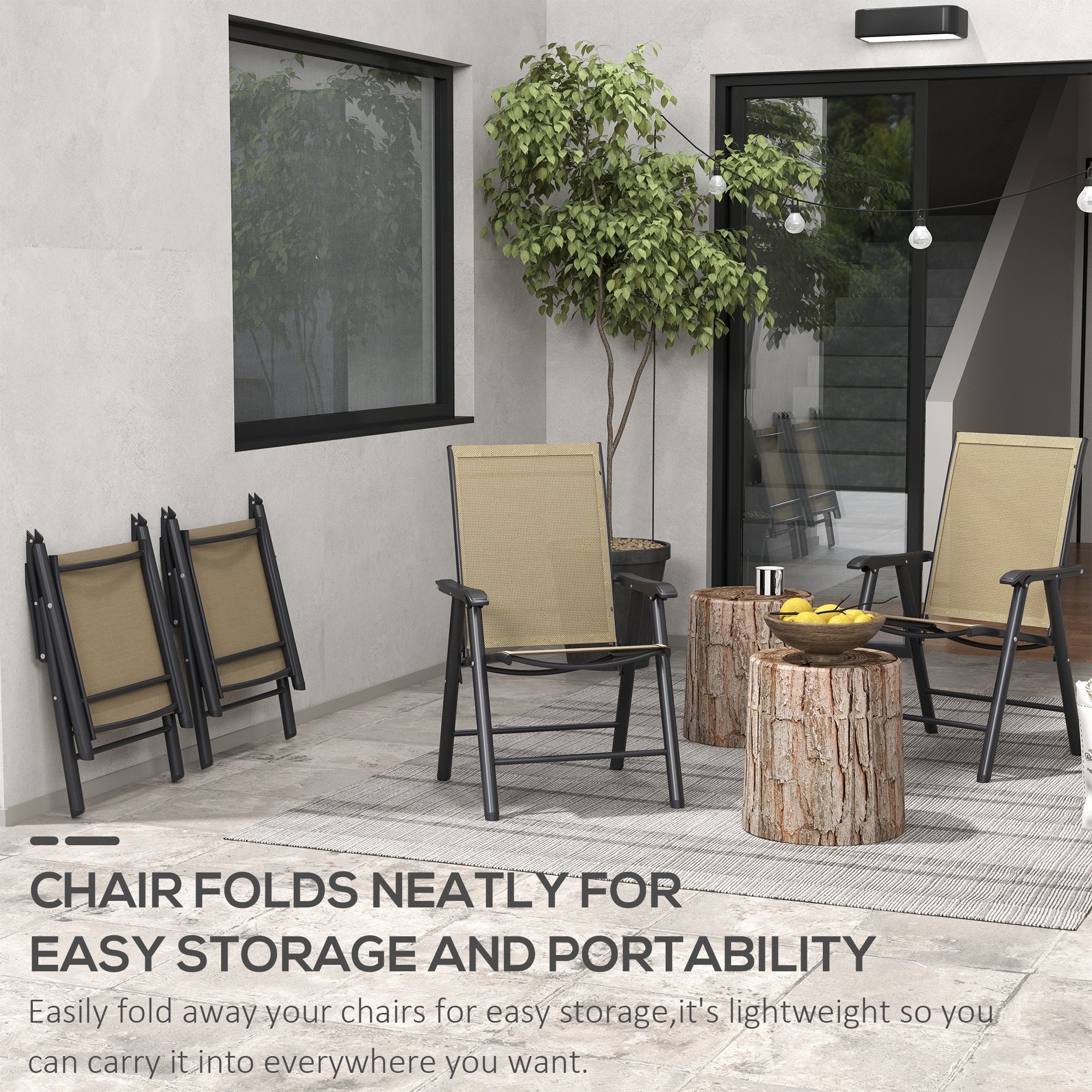Easy storage chairs outlet