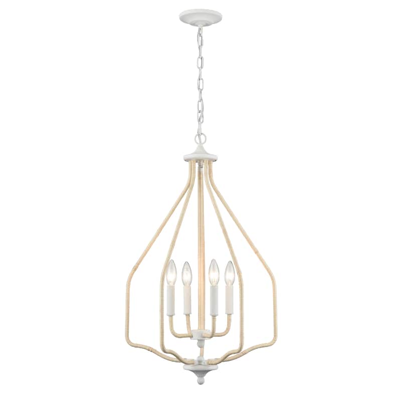 Elk Home Breezeway White Coral Finish 1 Light Pendant
