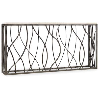 Hooker Furniture Tubular 68" Wide Contemporary Console Table with