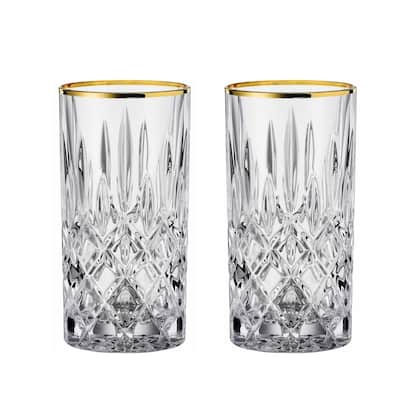Nachtmann Noblesse Gold Collection Long Drink Glass Set of 2 - 13.22 oz.